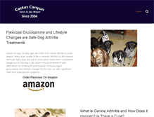 Tablet Screenshot of cactuscanyon.com